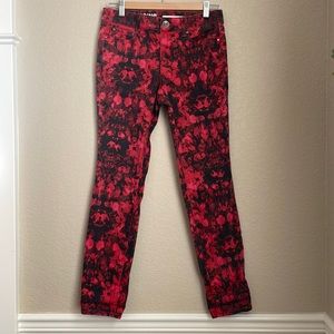 DKNY jeans jegging size 6 floral pattern